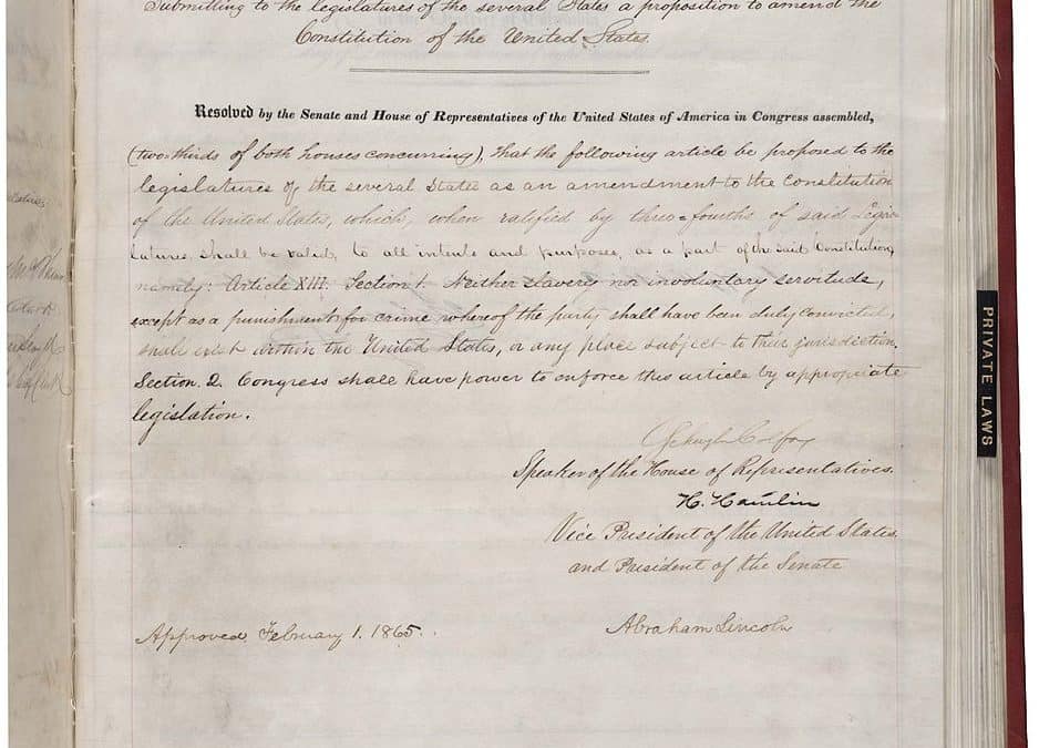 When Is Forced Labor Consistent With The General Basic System Of Free Labor An Analysis Of Historical Judge Made Exceptions To The Thirteenth Amendment Onlabor